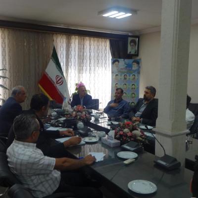 جلسه با جناب آقای مهندس بابایی ریاست محترم صنایع کوچک 1402/05/17  